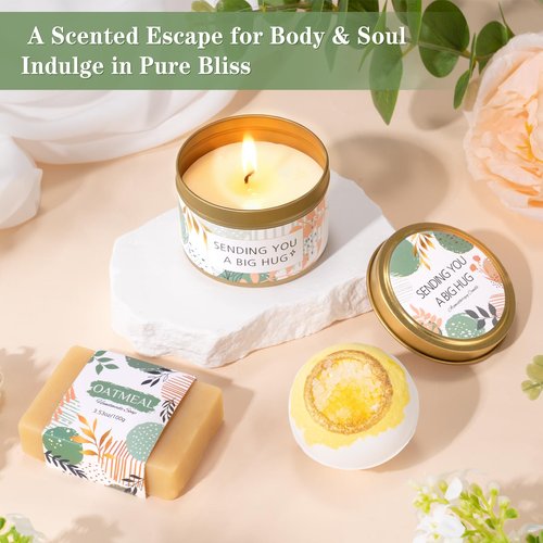 Get Well Soon Gift Baskets for Women, Sending Warmth Gift, Self Care Gifts, Spa Care Package After Surgery Inspirational Thinking of You Sympathy Gift, Birthday/Valentines Day Gifts for Women