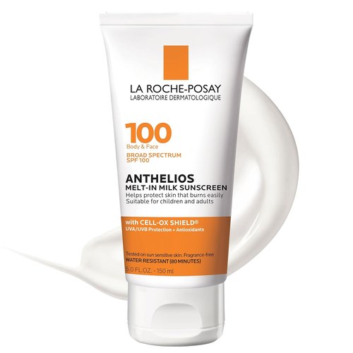 La Roche-Posay Anthelios Melt-In Milk Sunscreen SPF 100 - Ultra-Effective Protection for Face & Body
