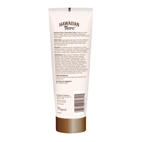 Hawaiian Tropic Aloha Glow Lotion, 8oz | Tan Extender Lotion, After Sun Tan Extender, After Sun Care with Shea Butter & Cocoa Butter, Hawaiian Tropic Body Moisturizer, Body Cream for Women, 8 fl oz