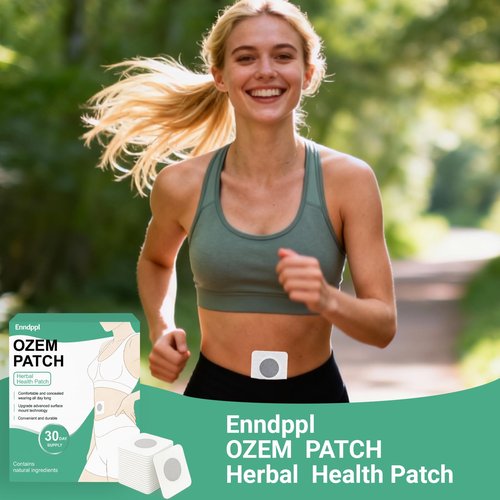 Enndppl Upgraded Herbal Wellness Patch. Made with natural herbal ingredients, gentle and non-irritating. Comfortable for all-day wear. Ozem Patch, 30 patches per pack.