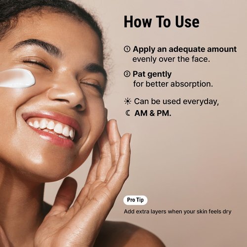 varuza Ultra Moisturizing Derma Face Cream - Deep Hydrating Facial Moisturizer - EWG, Vegan Certified Oil Free Korean Skin Care 1.69 fl oz