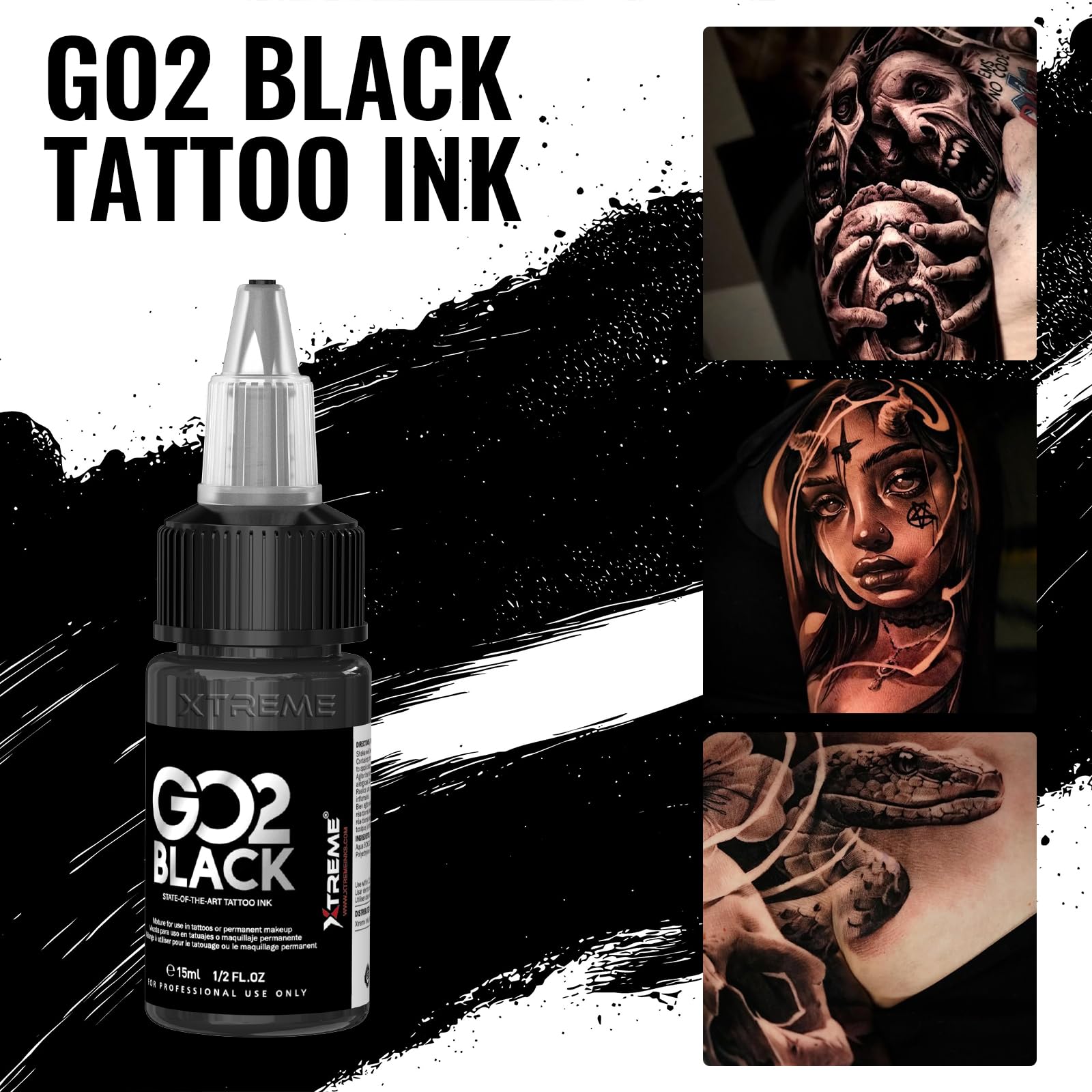 Wormhole Tattoo Gun Kit Wireless Tattoo Kit with 7 Adjustable Stroke 2,300mAh Power Tattoo Machine with Normal/Jump-Start/Dot Working Mode with LED Digital Display Professional Xtreme Tattoo Kit