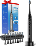 Onlyone Sonic Electric Toothbrush - Rechargeable Ultrasonic with 8 Brush Heads & Travel Case | 5 Modes, Smart Timer
