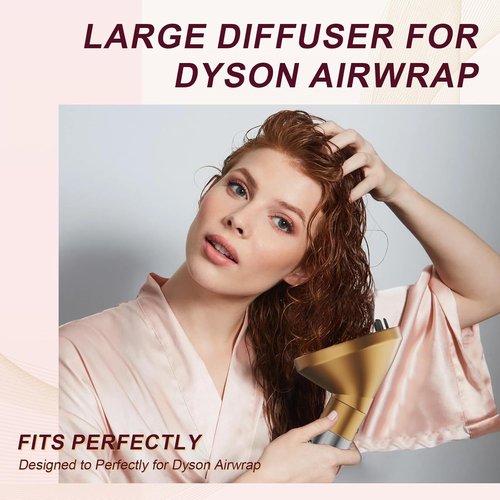 Dyson Upgraded Large Diffuser Attachment - Converts Airwrap Styler to Hair Dryer Nozzle | Compatible with HS01, HS03, HS05
