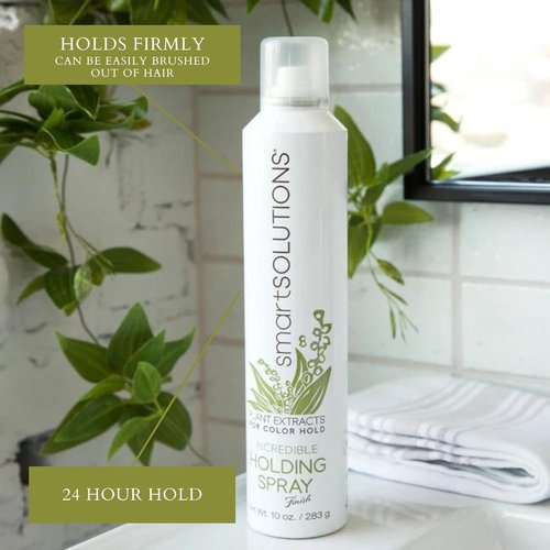 SMART SOLUTIONS Incredible Holding Spray - 10 oz | 24-Hour Humidity Resistance | Tames Frizz & Non-Sticky Finish