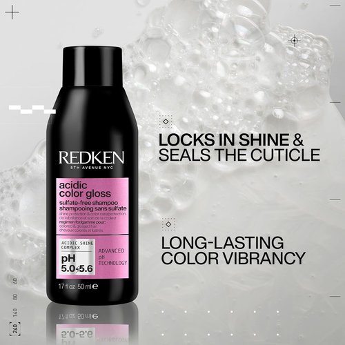 Redken Acidic Color Gloss Shampoo - Sulfate-Free Formula for Color Protection & Shine