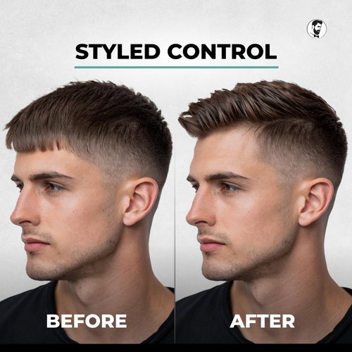 Gentlemen Republic 8oz Refined Hair Gel | Professional 24-Hour Shine & Hold, Alcohol-Free, Humidity Resistant