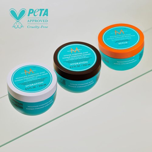 Moroccanoil Weightless Hydrating Hair Mask - Deep Moisture Treatment for All Hair Types