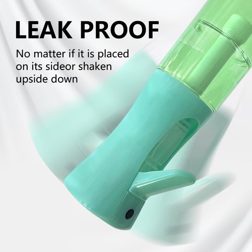 Miralosvian Spray Bottle for Hair Continuous Ultra Fine Mist (300ml) 360° Multi Spray Bottle for Plants, Cleaning, Skin Care Leakproof & Durable 2 Pack
