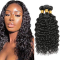 18 20 22 Inch Water Wave Bundles Human Hair 3 Bundles Brazilian Remy Hair 50 Grams/Bundle 10A Grade Unprocessed Virgin Hairs Water Wave Bundle Weaves Extensions for Black Women