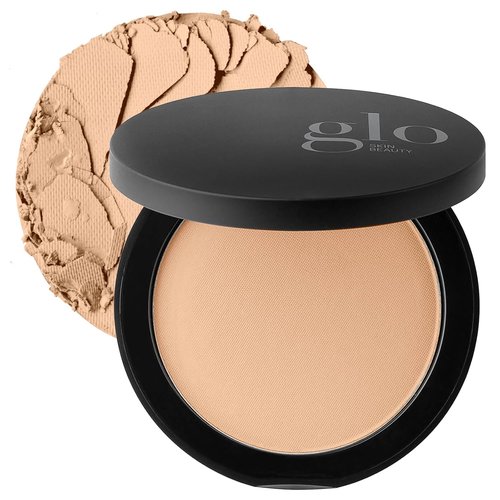 Glo Skin Beauty Pressed Powder Foundation - Honey Fair | Buildable Coverage & Long-Lasting Finish