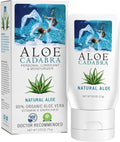 Aloe Cadabra Personal Lubricant - Organic Water-Based Aloe Lube for Couples | pH Balanced, Unscented (2.5 oz)