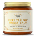 Dr. Miraculous 100% Grass-Fed Whipped Beef Tallow and Honey Balm for Skin, Moisturizer for Face & Body with Organic Beeswax & Organic Honey Balm, All Natural Formula, 4.23OZ (120G)