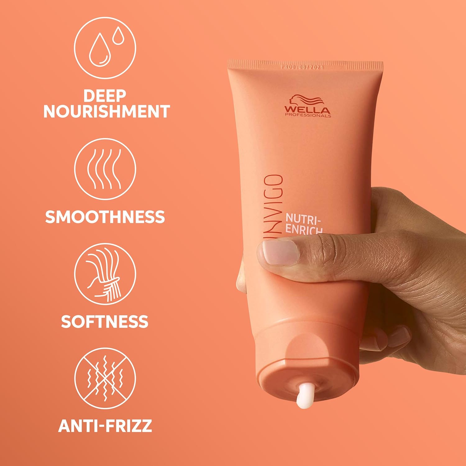 Wella Professionals Invigo Nutri-Enrich Conditioner - Deep Nourishment for Dry Hair with Goji Berry