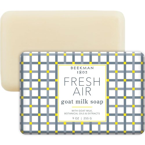 Beekman 1802 Goat Milk Body Care Bundle - Moisturizing Bar Soap & Lotion Set | Fresh Citrus Scent, 9oz & 12.5oz