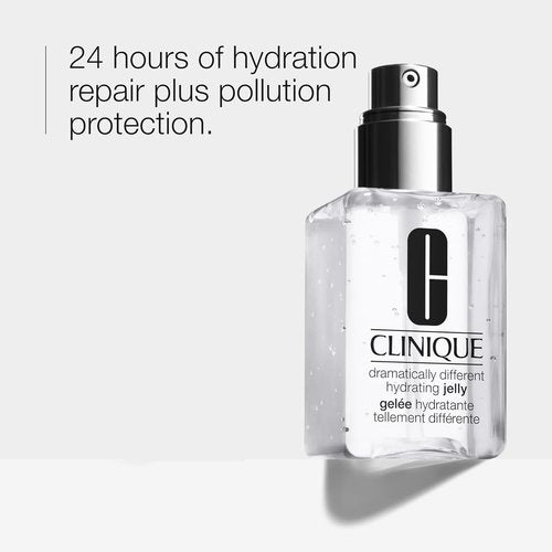 Clinique Dramatically Different Hydrating Jelly - Lightweight Oil-Free Face Moisturizer with Hyaluronic Acid for All Skin Types
