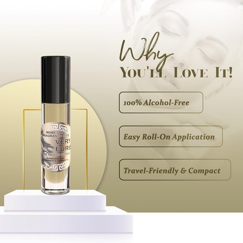 MOBETTER Fragrance Oils - Very Eurie Body Oil for Women | 0.33 Oz Roll-On Glass Bottle, Travel Size