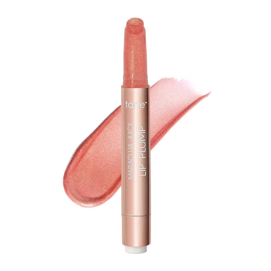 Tarte Maracuja Juicy Shimmer Glass Lip Plump - Hydrating, Volumizing Lip Gloss Balm with Hyaluronic Acid & Vitamin E
