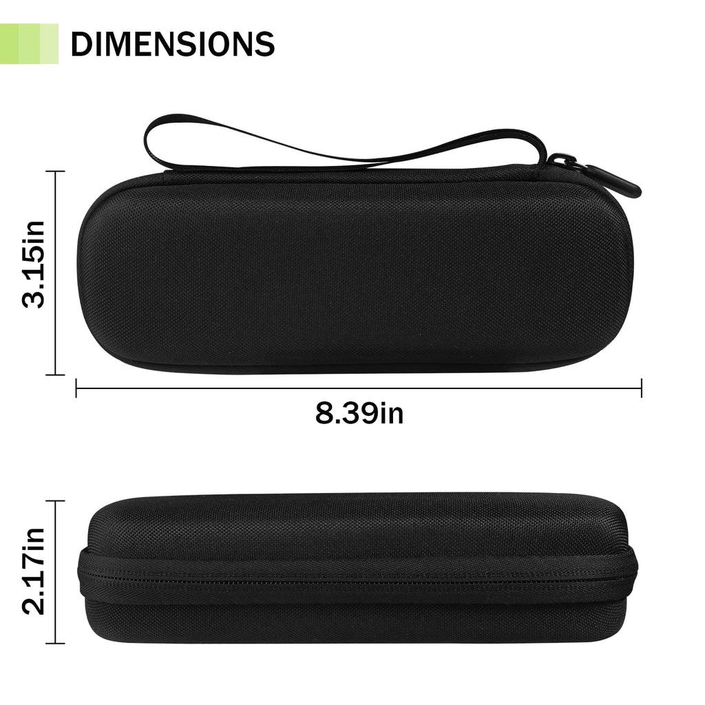 ZORETCO Hard Travel Carrying Case for Hybrid Electric Trimmer and Shaver, Portable Organizer Storage Bag for QP2520, QP2530, QP2620, QP2630- Black