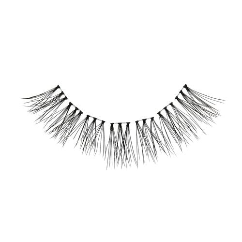 KISS Looks So Natural Trio Lash Medium Combo Pack, False Eyelashes with Tapered End Technology, 3D Lengths & Angles, Easy Grip Tray with Built-In Glue Pocket, 30 Trio Lashes in Short & Medium Lengths