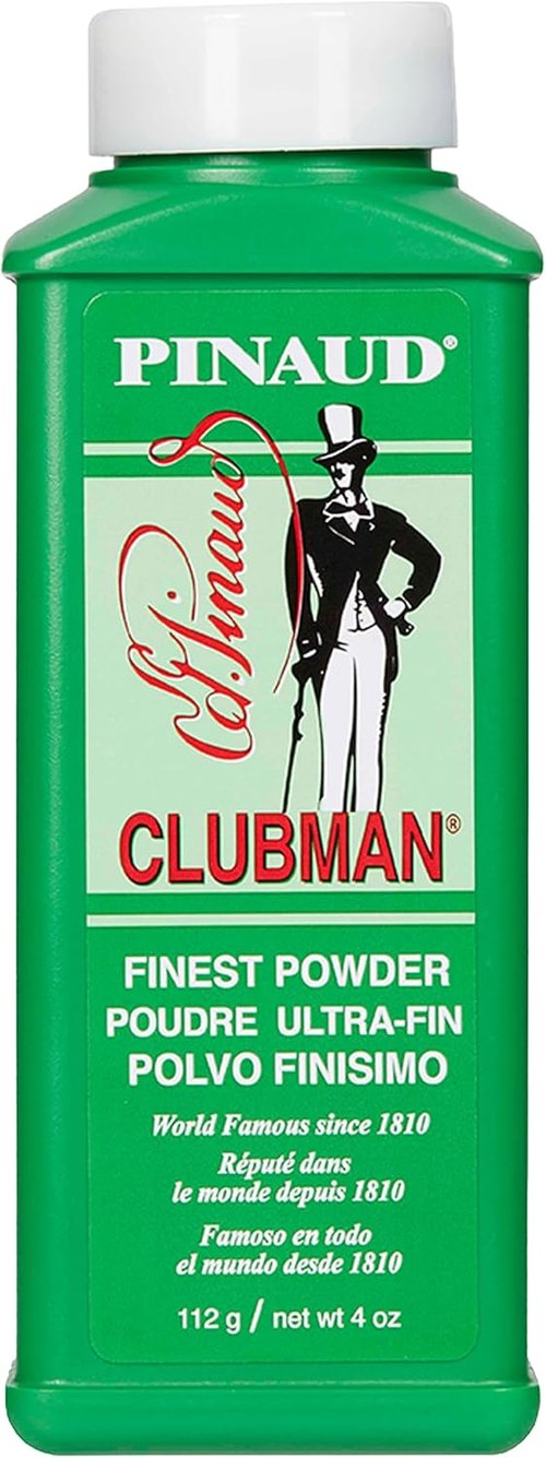 Clubman Pinaud Finest Powder - Skin Soothing Formula, White, 4 oz for Ultimate Comfort