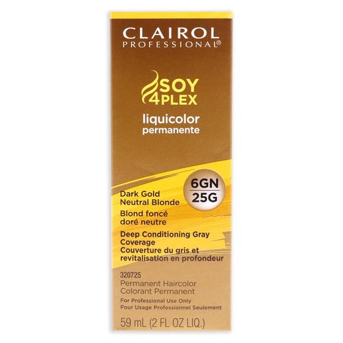 Clairol Professional Permanent Liquicolor - Medium/Dark Blonde Hair Color | 100% Gray Coverage