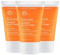 Earth Science Apricot Facial Scrub - Gentle Exfoliating Formula for All Skin Types | 3 Pack, 4 oz.
