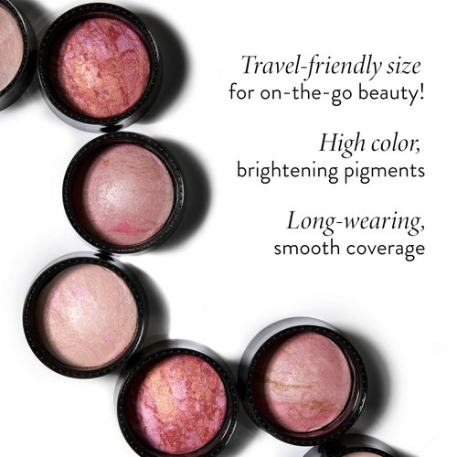 Laura Geller New York Baked Blush-N-Brighten - Ethereal Rose Travel Size Blush for Radiant Skin