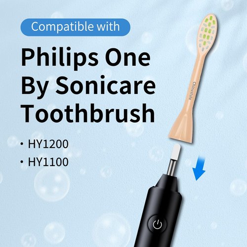 Philips One Sonicare Toothbrush Replacement Heads - Pink | 10 Pack Compatible with HY1200 & HY1100