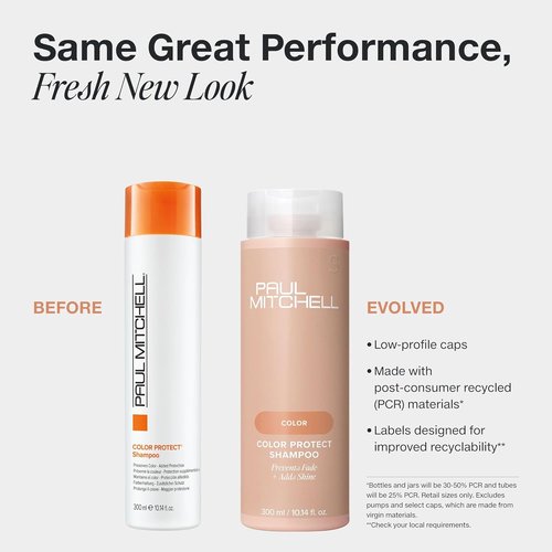 Paul Mitchell Color Protect Shampoo - Prevents Fade & Adds Shine for Color-Treated Hair