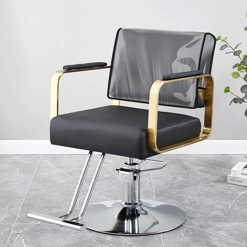 Salon Chair Cover - 20.8"x 15.7"x 4"Seat Covers Black,Salon Chair Covers Protectors,Square Salon Chair Covers Protectors fits Salon Chairs, Reinforced Precision Stitched Clear Covers (1, Oversized)