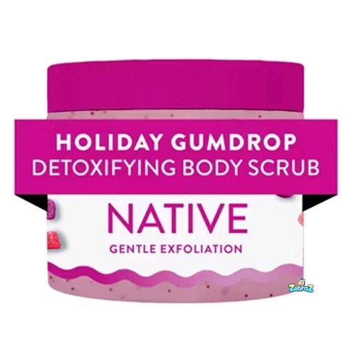 Native Limited Edition Holiday Body Wash Scrub - Gum Drop Scent - 12oz Bottle