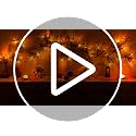 6 Ft LED Halloween Willow Vine Garland with Pumpkin Lights - Waterproof & Timer