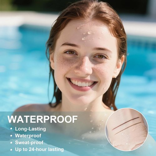 Freckle Pen - Natural Lifelike Fake Freckles | Waterproof & Long-Lasting Soft Dot Spot Pen (Light Brown)