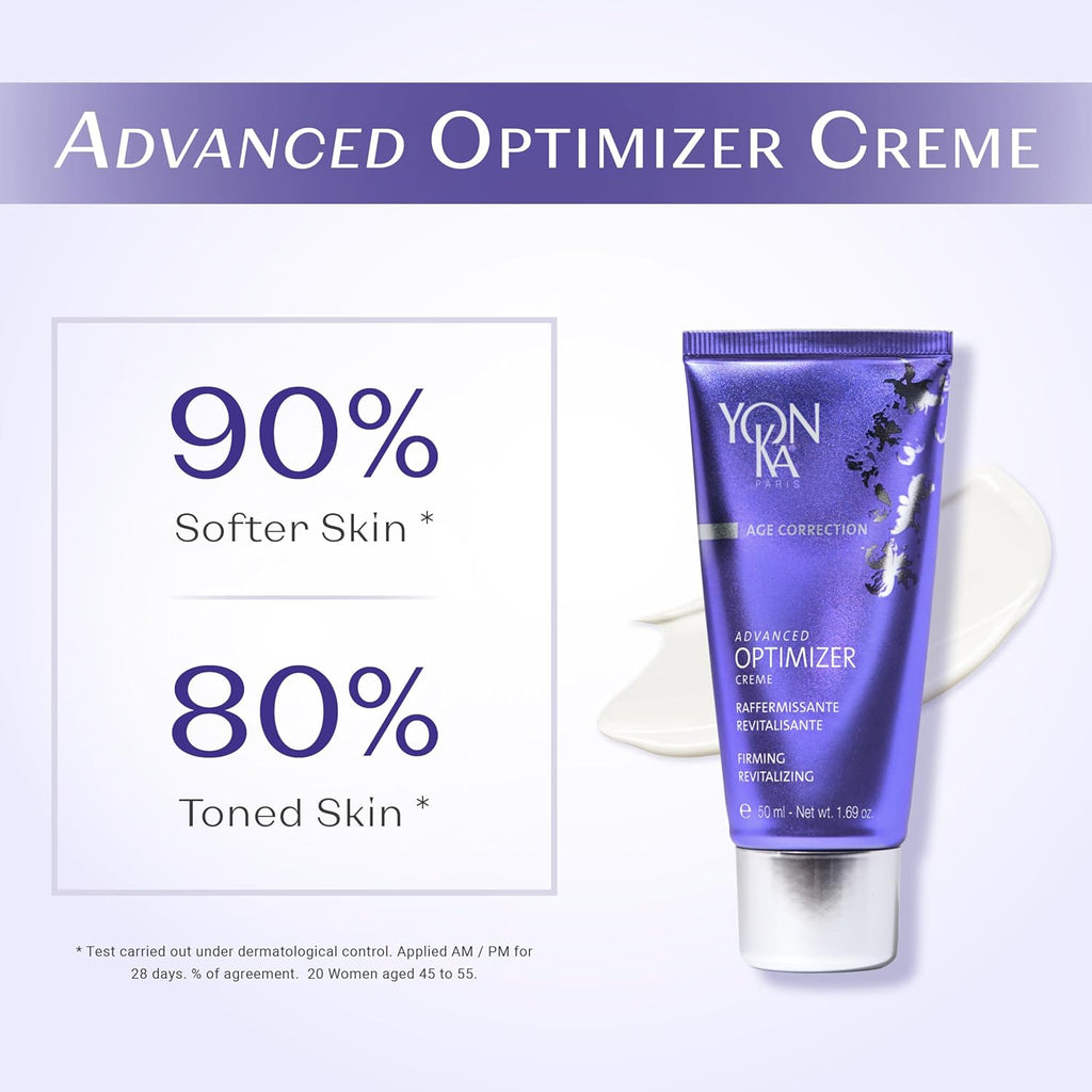 Yonka Advanced Optimizer Crème - Anti-Aging Face Cream for Firm, Tight Skin | Hyaluronic Acid Moisturizer | 1.69 oz