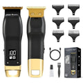 Elehomyou Beard Trimmer for Men - Rechargeable Men's Hair Clippers & Razor, Cordless Hair Trimmer for Face, Neck, Groin & Manscaping, Ideal Gift for Men, Black