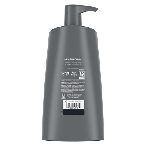 DOVE MEN + CARE 2-in-1 Shampoo and Conditioner - Fresh & Clean Formula, 25.4 oz | Nourishes & Strengthens Hair