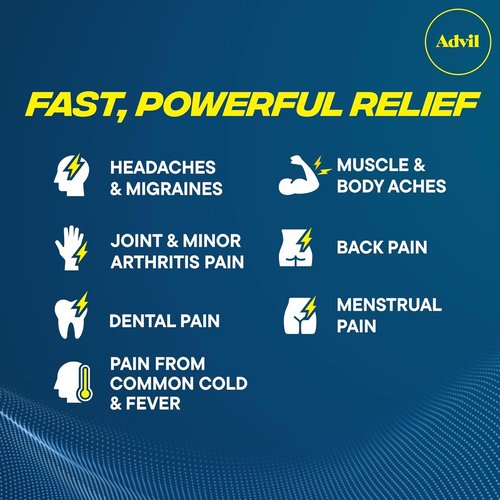 Advil Liqui-Gels Minis | Pain Reliever & Fever Reducer with 200mg Ibuprofen - 200 Liquid Capsules