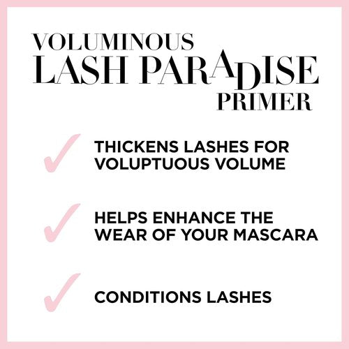 L'Oreal Paris Voluminous Lash Paradise Mascara Primer - Soft White, 0.27 Fl Oz | Enhance Your Lashes