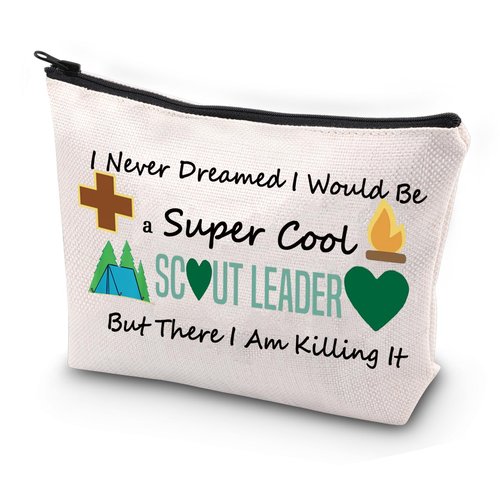 JYTAPP Novelty Makeup Bag Leader Gift I Never Dreamed I'd Grow Up To Be a Leader Cosmetic Pouch