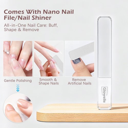 Glowelle Electric Foot Callus Remover, Electric Callus Remover for Foot, Rechargeable Portable Pedicure Tool Kit, Smooth Foot File Tools for Dead Hard Cracked Dry Skin, Foot Care for Women,Men Gift
