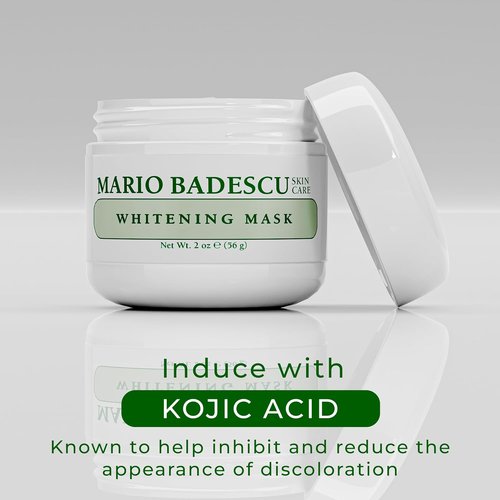 Mario Badescu Kojic Acid Whitening Mask - Brightening Face Mask with Grapeseed Oil & Vitamin E - 2 Oz