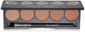 Cinema Secrets Ultimate Foundation 5-in1 Palette - Light-Med Pink-Beige Undertones, 500A series, Buildable Coverage, Long-Wear Matte Finish, Paraben-Free, Color Correct, Contour & Highlight