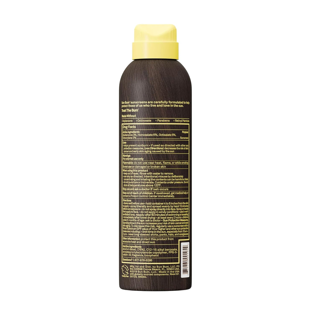 Sun Bum SPF 70 Sunscreen Body Spray - Broad Spectrum Moisturizing Formula with Vitamin E - 6 oz