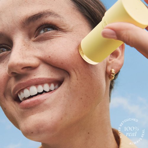 TULA Skin Care Protect + Glow Daily Sunscreen Stick Gel Broad Spectrum SPF 30 - Skincare-First, Non-Greasy, Non-Comedogenic & Reef-Safe with Pollution & Blue Light Protection, Supersize, 3.38 oz
