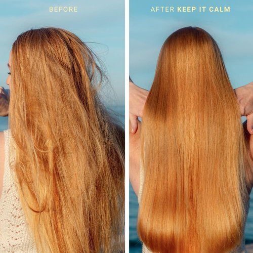 Beachwaver Co. Keep It Calm Smoothing Cream - Anti-Frizz Styling Cream 3.8 Oz | Vegan Bond Multiplier, Polynesian Pink Sugar (Pack of 2)