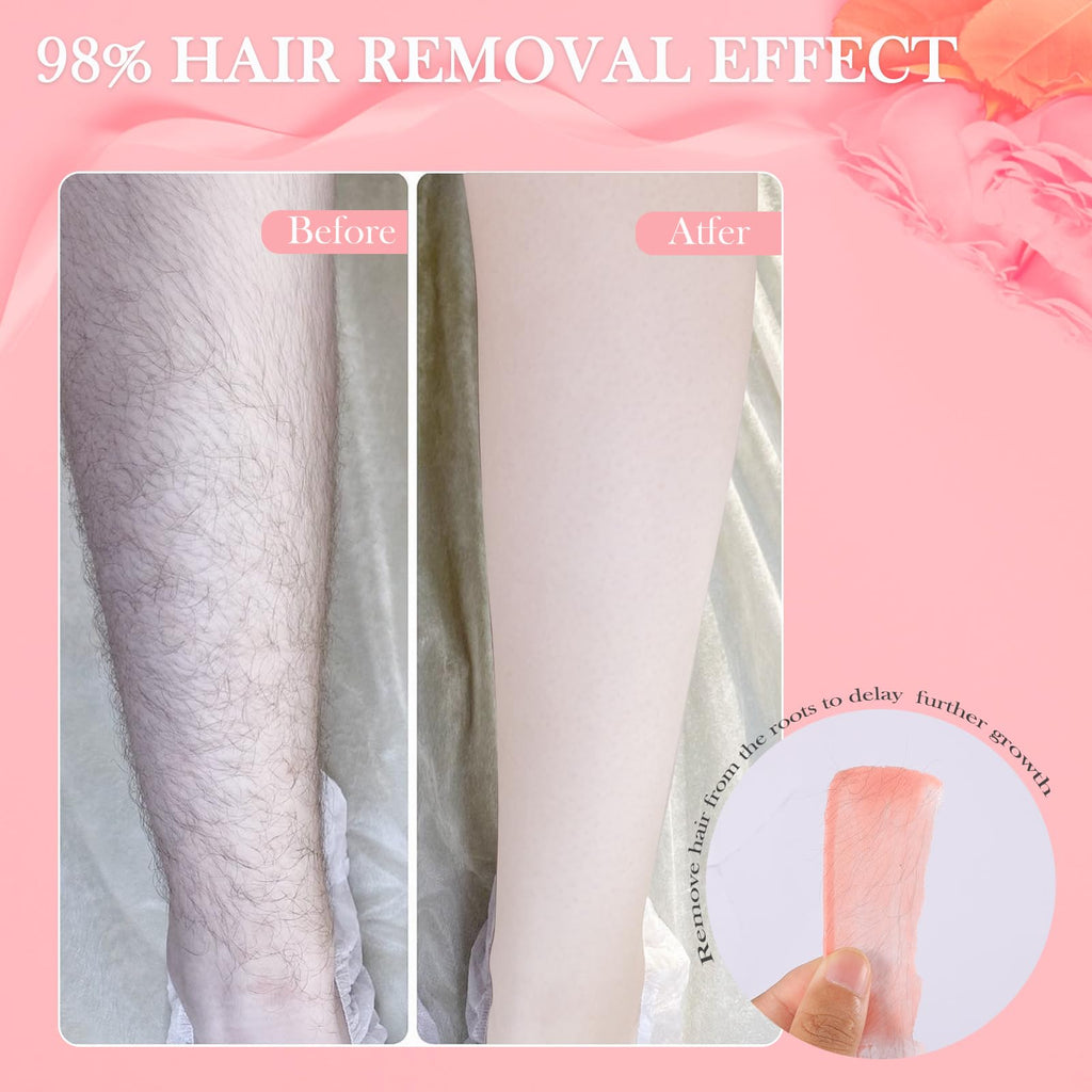 Wax Beads for hair removal- 3lb Hard Wax Professional Beans - Low Termperature Stripless Melting Wax for Body, Leg, Bikini Back, Nose, Upper Lip, Facial, Underarm - Brazilian Painless Waxing