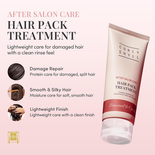 CURLYSHYLL Deep Conditioning Hair Mask - Lightweight After Salon Care Treatment, 200ml