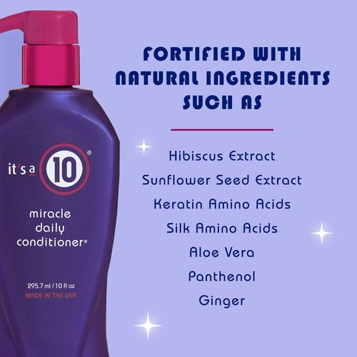 ITS A 10 by It's a 10 MIRACLE DAILY CONDITIONER 10 OZ ( Package Of 3 ) by ITS A 10