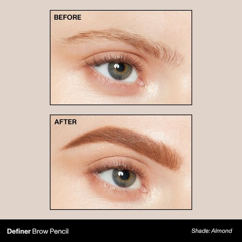 Morphe Dual-Ended Brow Pencil - Precision Slanted Tip for Shaping & Defining - Almond (0.003 oz)